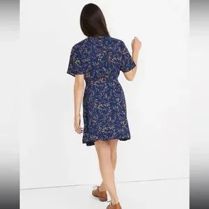 Madewell Dresses Nwot Madewell Amaranth Wrap Dress Sz 8 Poshmark
